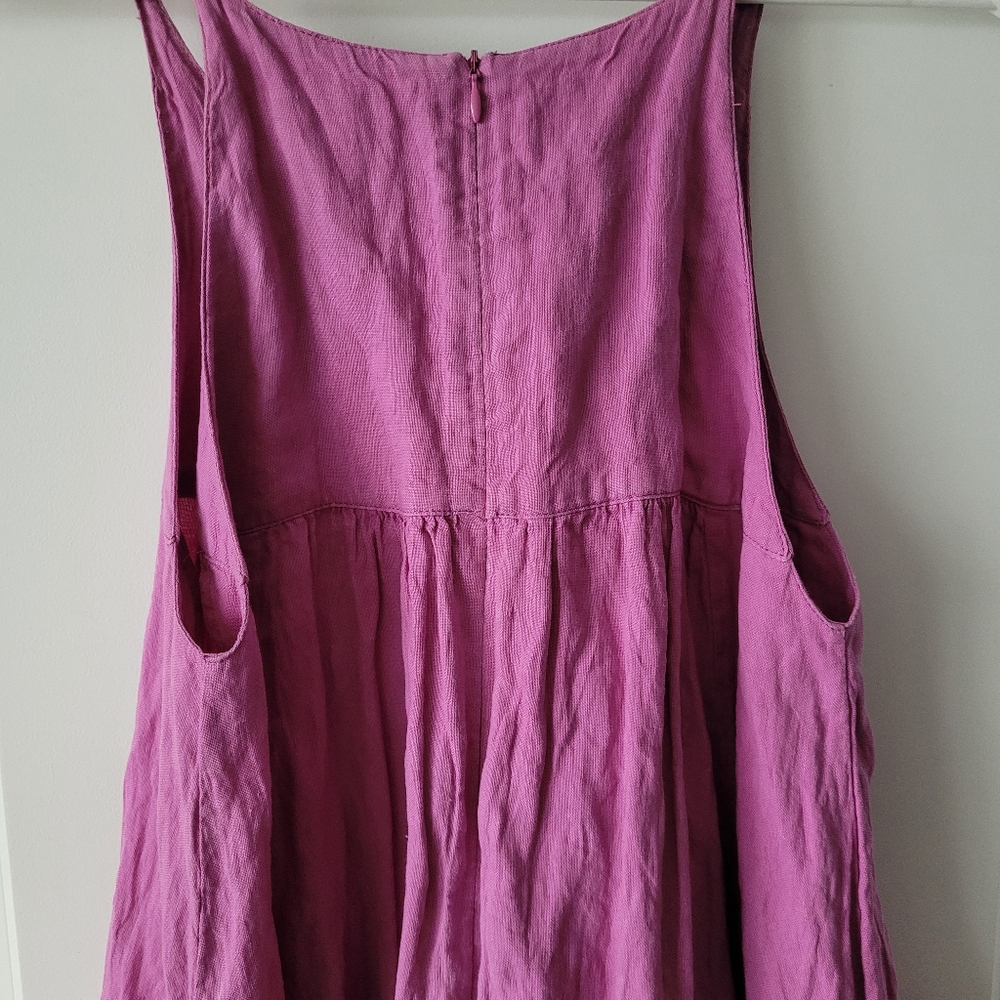 100% LINEN SARAH PACINI DRESS - Picture 7 of 7